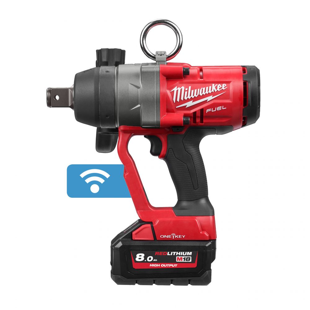 Milwaukee - 1?-Akku-Schlagschrauber mit Sprengring M18 FUEL ONE-KEY (M18 ONEFHIWF1-802X) 